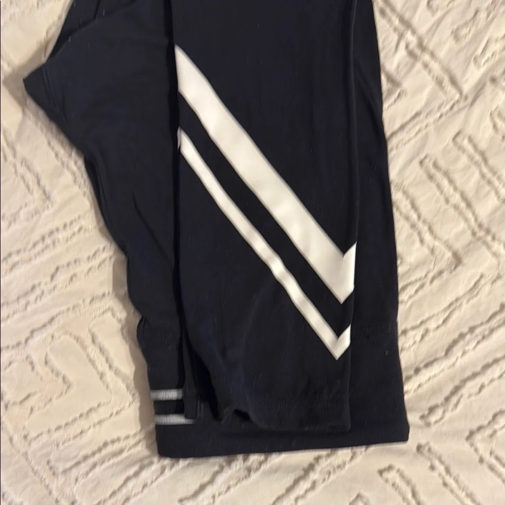 Tory Sport Navy Leggings with Logo - Picture 3 of 5